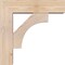 Ekena Millwork Westlake Block Smooth Bracket w/ Offset Brace, Douglas Fir, 5 1/2"W x 18"D x 18"H BKT0604X18X18WTL05SDF - alternate 3